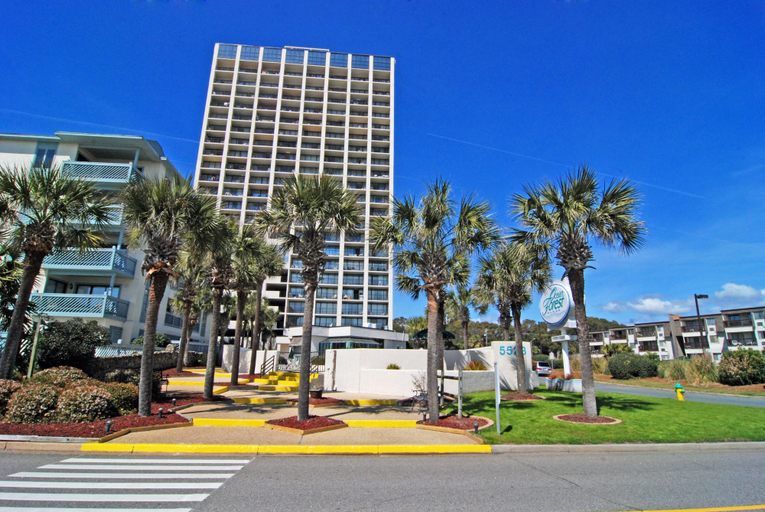 Exterior & Views 2, Cozy Ocean View Condo! Beach Front Building!, Horry