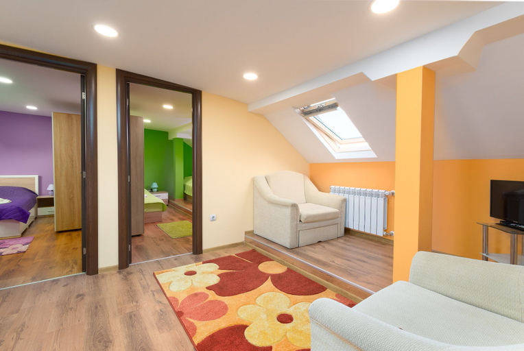 Bedroom 3, Serdika Round Tower Apartments, Stolichna