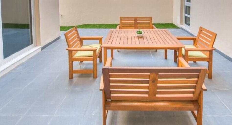 Terrace/patio, R&H 3BR Villa Living RAK Beach Access 167, Ras Al Khaimah