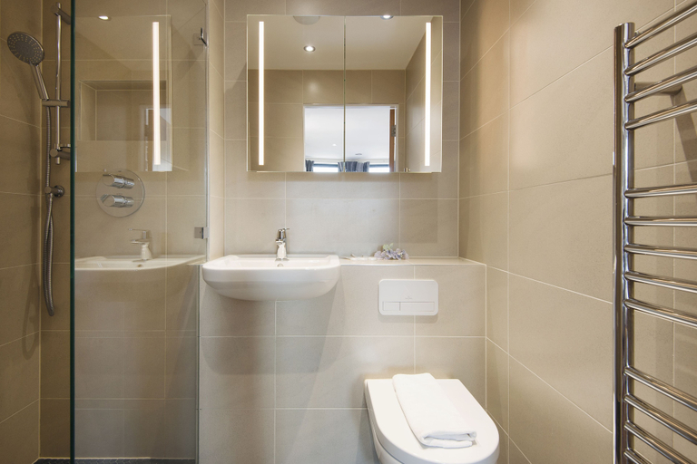 Bathroom 3, Twyne House Apartments, London