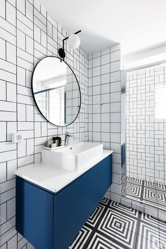 Bathroom 4, Iconic 1BR Apartment in Koukaki, Attica