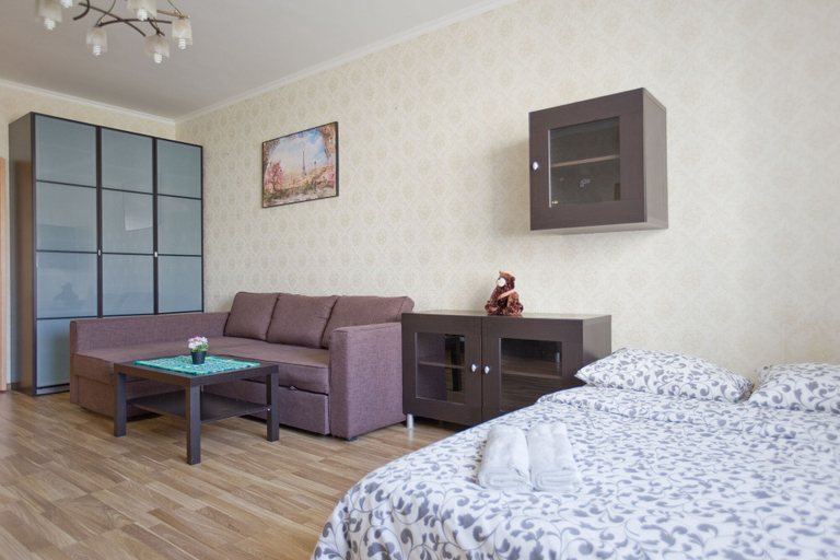 Bedroom 3, Hello Apartment on Kolomyazhskiy 26, Sankt-Peterburg gorsovet