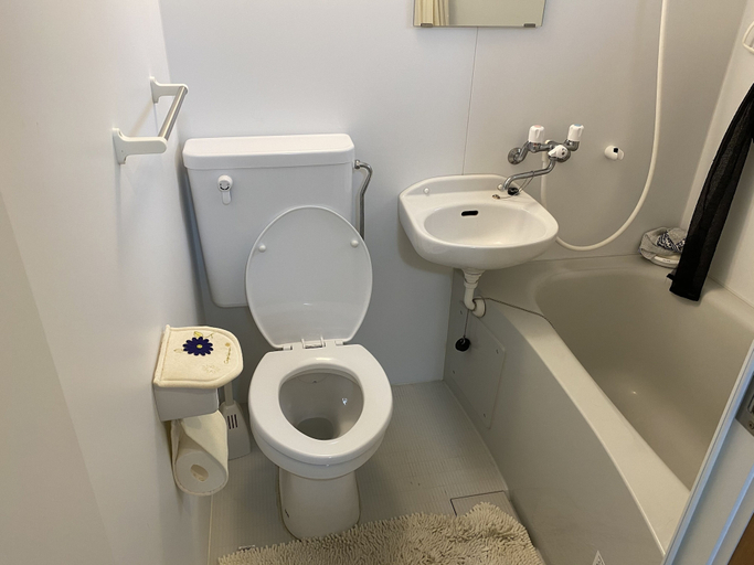 Bathroom, Beach Lodge 4 & Private Beach, Onna