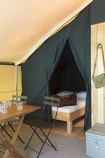 Bedroom 2, Huttopia Lac de Rillé, Indre-et-Loire