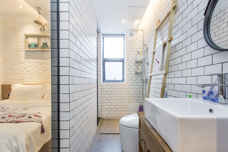 Bathroom 4, Maan Coco Travelling Boutique Inn, Shenzhen