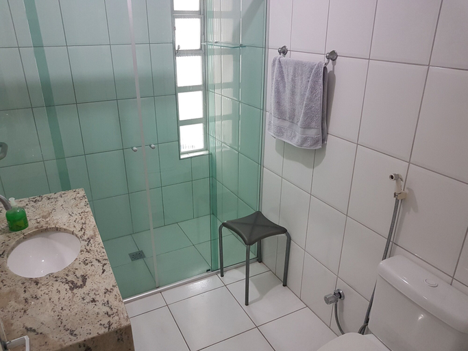 Bathroom 3, Apartamento em frente a Praia Santos, Santos