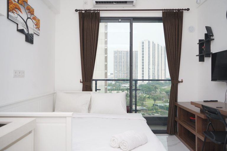 Bedroom 2, Lavish And Comfortable Studio At Sky House Bsd Apartment, South Tangerang