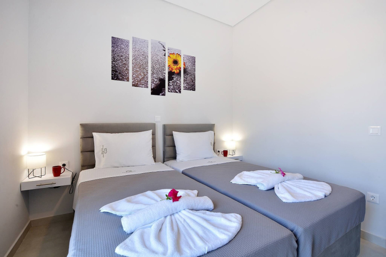 Bedroom 3, Villa Ventus Sleeps 7 With Parking, Ionian Islands