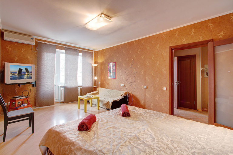 Bedroom 3, STN Apartments near Moscow Railway Station, Sankt-Peterburg gorsovet