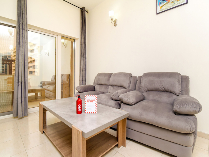 Living room 4, OYO Home 257 1BHK AXIS ONE, Dubai