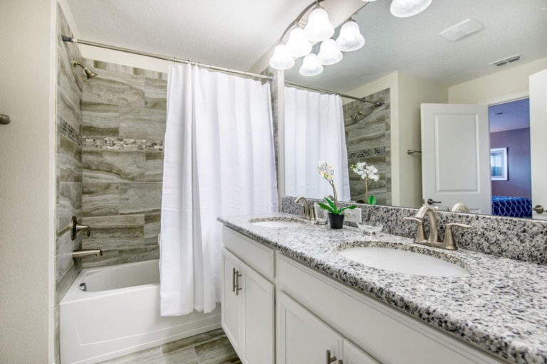 Bathroom 4, 4 Bed 3 Ba Champions Gate Pool Home, Osceola