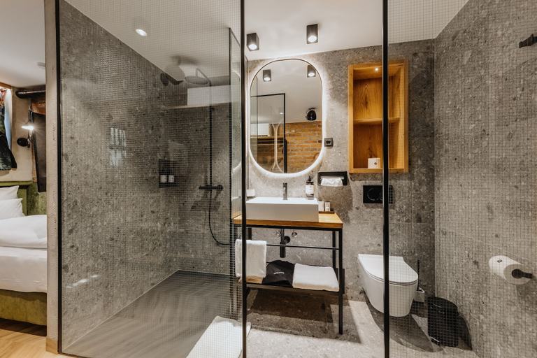 Bathroom 4, One66 Hotel, Ljubljana
