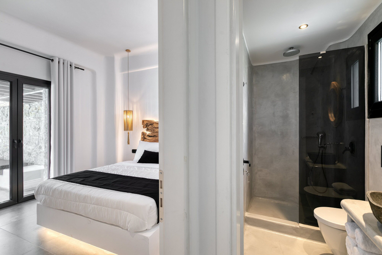 Bedroom 4, Ftelia Black Villas, South Aegean