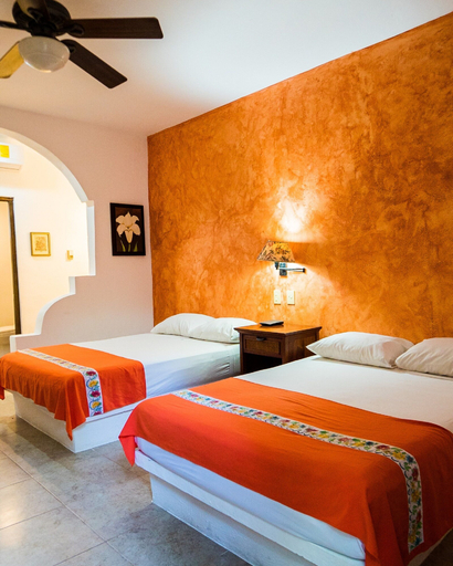 Bedroom 3, Hotel Casa De Las Flores, Cozumel