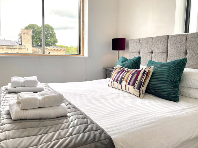 Bedroom, Oxford Castle View Apartment, Oxfordshire