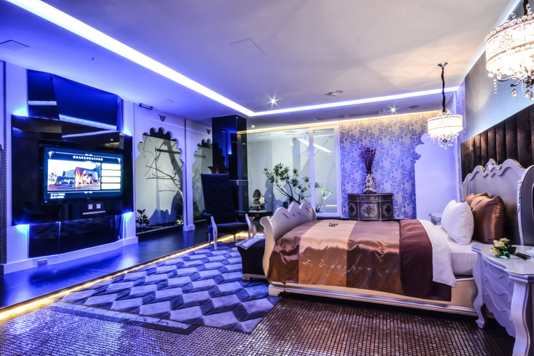 Bedroom 1, Xiadu Motel, Taichung