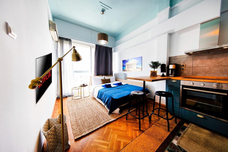 Bedroom 4, Your Home under the Acropolis Roofdeck, Attica