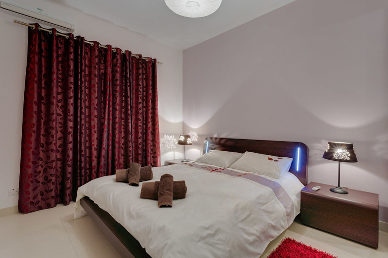 Bedroom 3, Luxury Apartment, Prime Location in St Julians, St Julian's