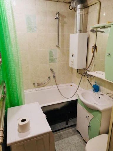 Bathroom, InnDays Podolsk Sverdlova 44a, Podol'sk