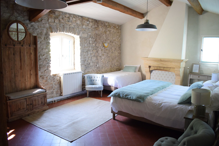 Bedroom 4, La Bastide Bleue, Vaucluse