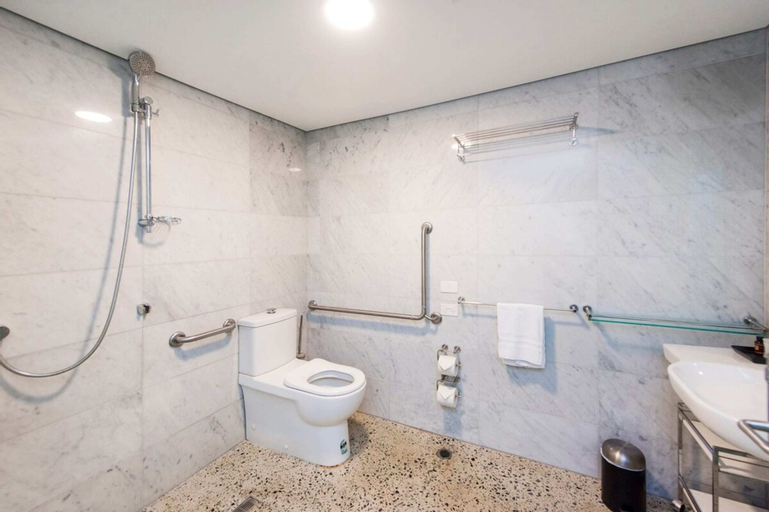 Bedroom 3, Stylish Studio With Balcony, Perth
