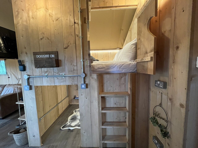 Bedroom 3, Robin Hood Safari Tent, Pembrokeshire