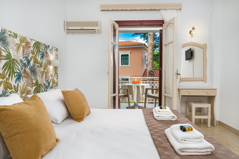 Bedroom 2, Pyrgaraki Studios and Apartments, Ionian Islands
