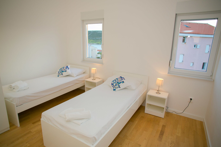 Bedroom 3, Orange Apartments, Novalja