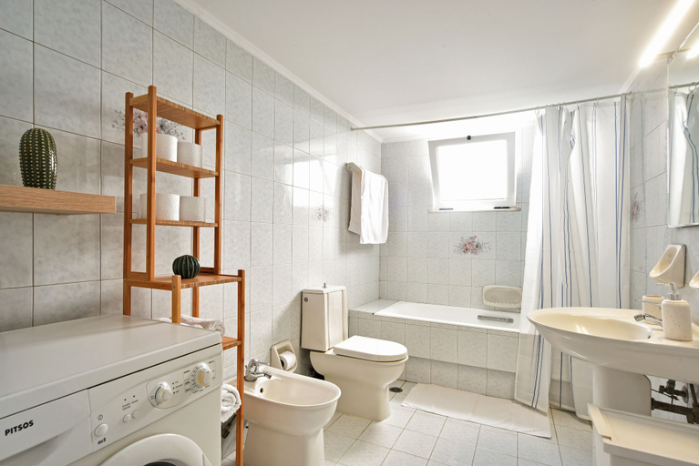 Bathroom, N'eloas Luxurious Villa Spectacular View, Crete