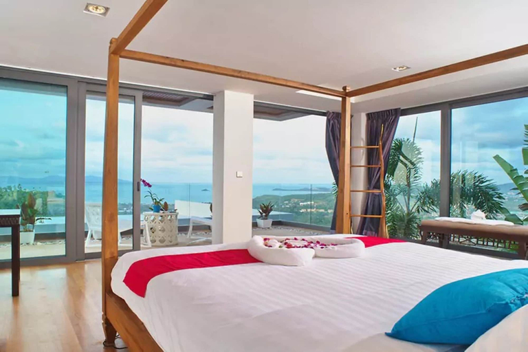 Bedroom 2, 9 Bedroom Sea View Villa Blue SDV080A-By Samui Dream Villas, Ko Samui