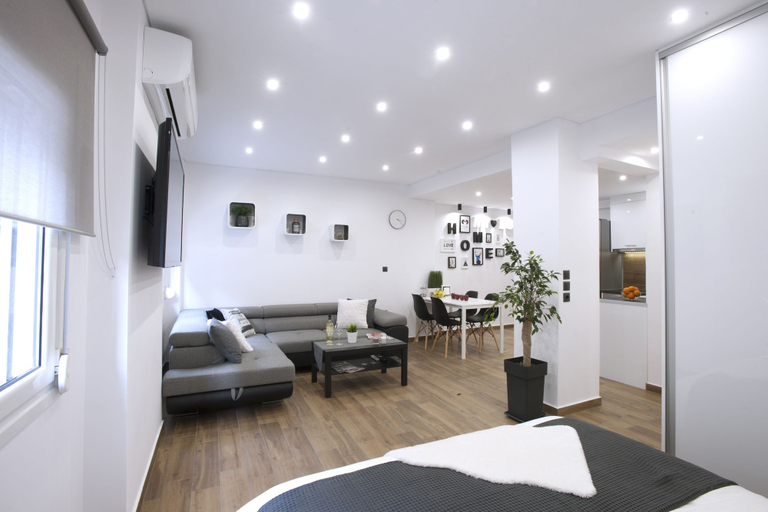 Bedroom 2, Α Koukaki, Modern Newly Refurbished Apartment, Attica