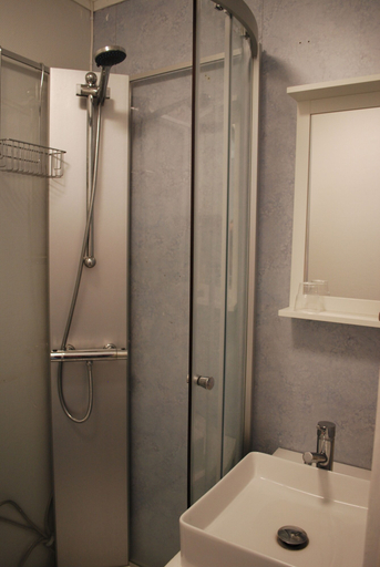 Bathroom, Fossanåsen Hotell, Rollag