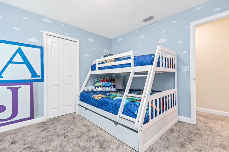 Bedroom 2, Family Friendly! 6bed 5Ba Villa with Pool, Osceola