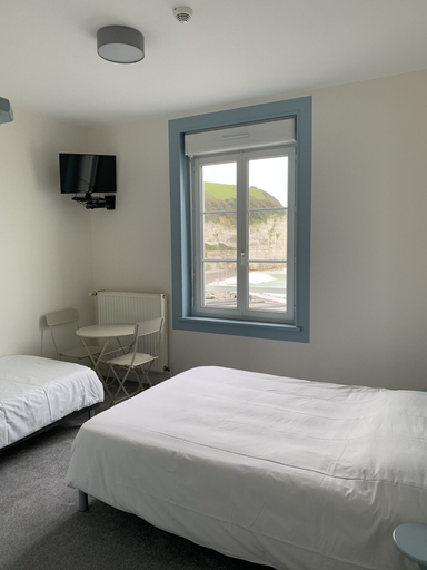 Bedroom 3, Hôtel Restaurant Pub La Sirène, Seine-Maritime
