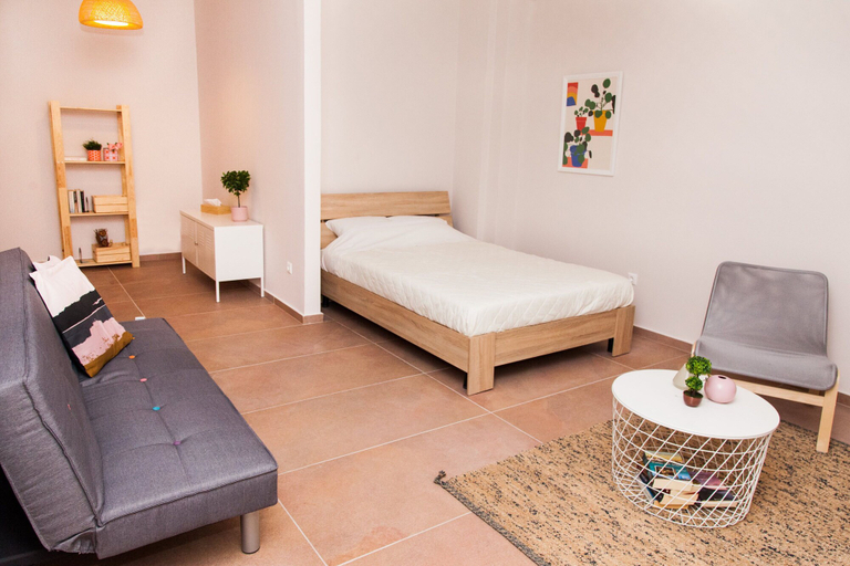 Bedroom 2, Cozy Studio Athens Downtown - Sleeps 3, Attica