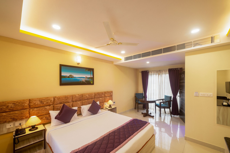 Bedroom 1, Zenith Hotels Hebbal Bangalore, Bangalore