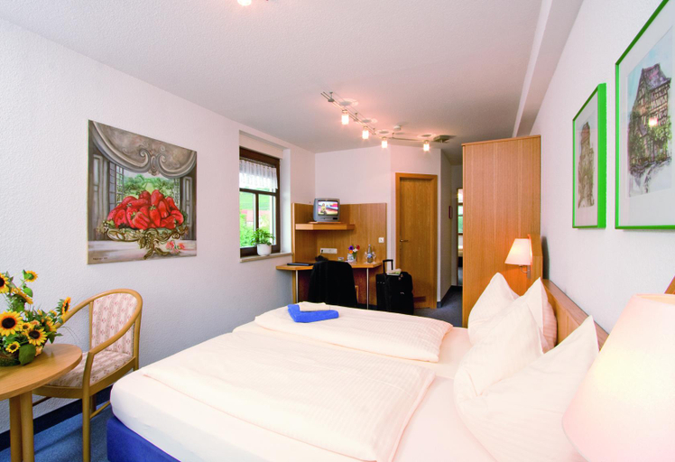Bedroom 4, Gasthof Hotel Anker, Würzburg