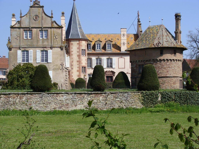 2, Château d'Osthoffen Alsace, Bas-Rhin