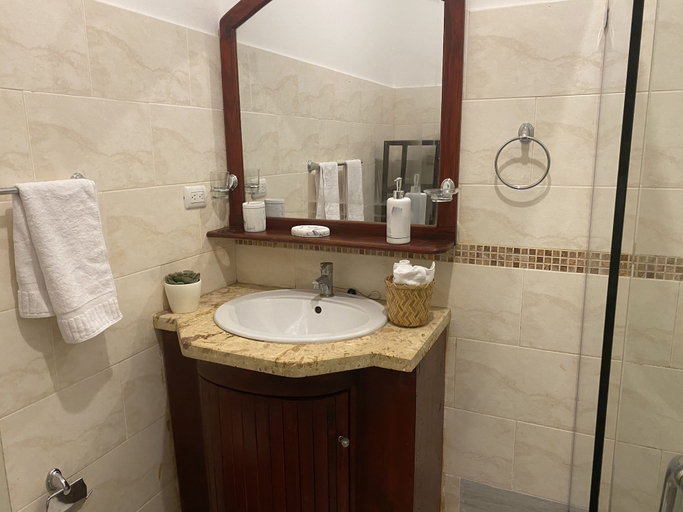 Bathroom, Bahia Azul Beach & Pool Apartment, San Rafael del Yuma