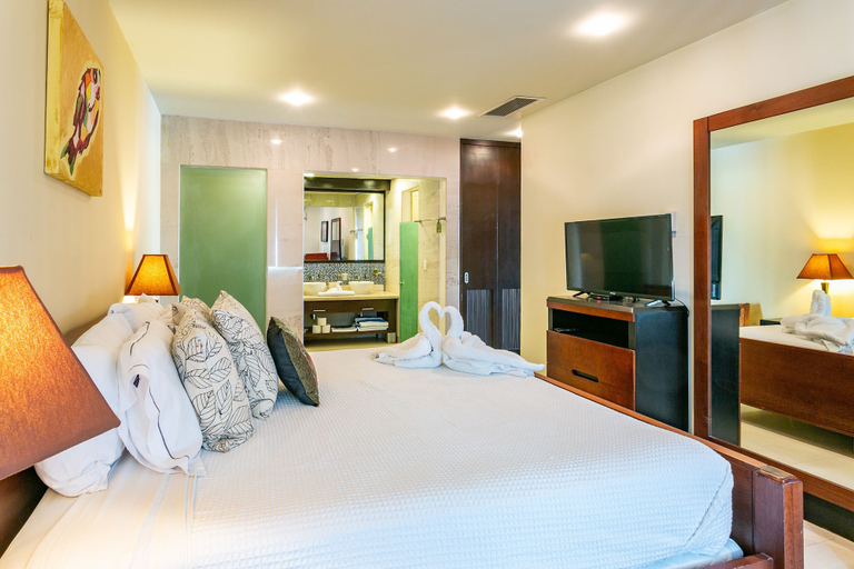 Bedroom, Pueblito Escondido - Apartamento de dos dormitorios, Cozumel