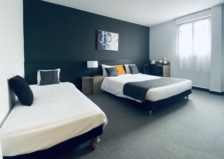 Bedroom 4, Hôtel Air-Lane, Aube
