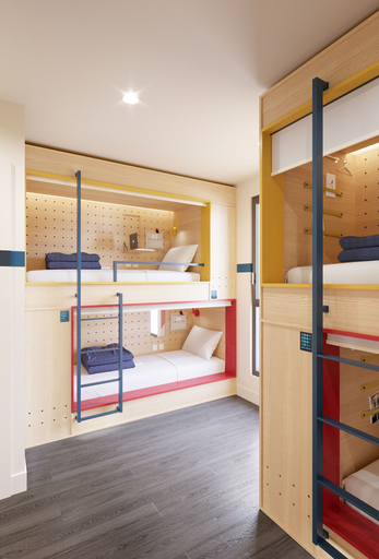 Bedroom 3, Hostel HOSHO Paris Sud Porte d'Italie, Val-de-Marne