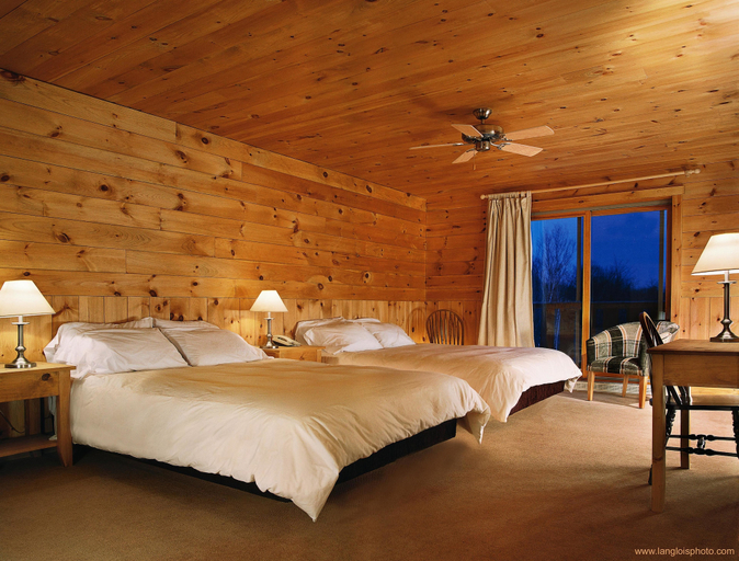 Bedroom 3, Hôtel Sacacomie, Maskinongé