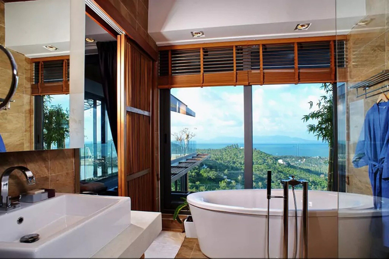 Bathroom, 9 Bedroom Sea View Villa Blue SDV080A-By Samui Dream Villas, Ko Samui