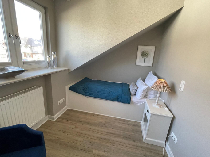 Bedroom 2, Strandvilla Wohnung Strand-loft, Nordfriesland