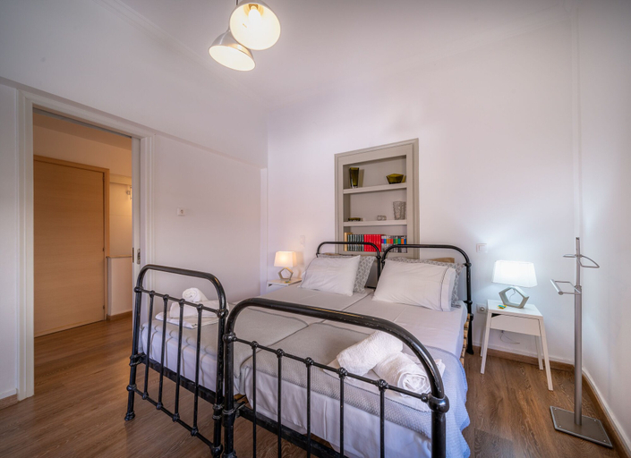 Bedroom 2, The Roof - Flat Sea View in Aegina Town, Attica