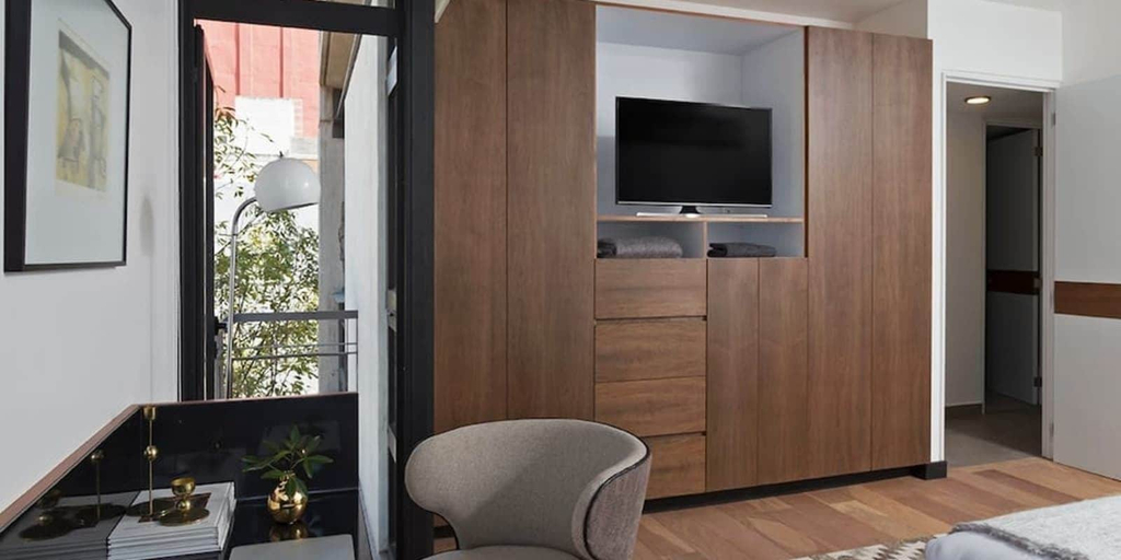 Television, Perfect Modernation Apartment by Mr.W, Mexico City