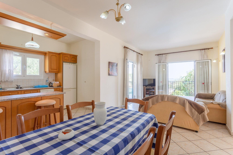 Bedroom 3, Vasillis Large Private Pool Walk to Beach Sea Views A C Wifi Car Not Required - 1026, Ionian Islands