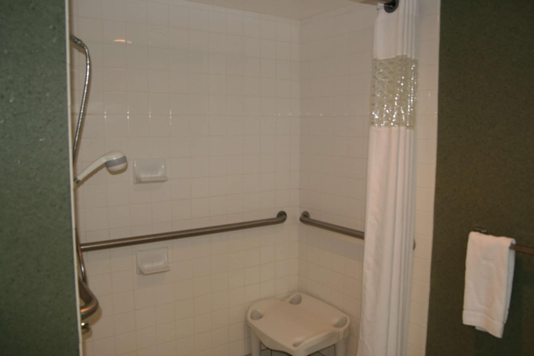 Bathroom 5, Hampton Inn Hillsville, Carroll