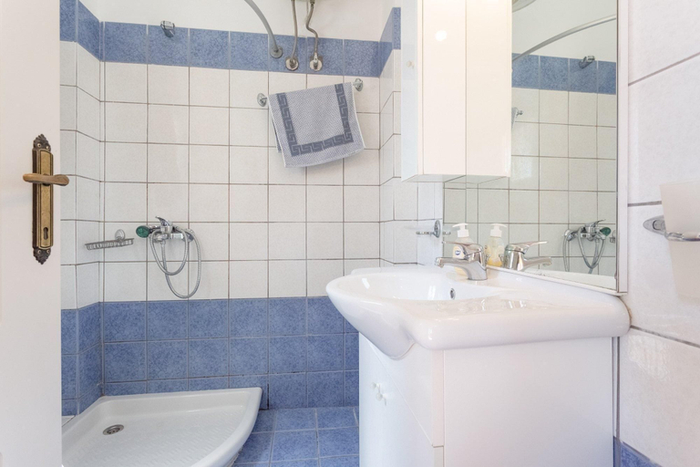 Bathroom 4, Vasillis Large Private Pool Walk to Beach Sea Views A C Wifi Car Not Required - 1026, Ionian Islands